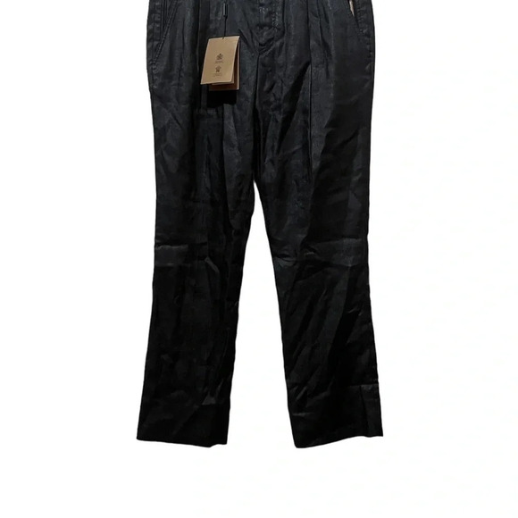 Burberry Zip Detailed Linen Blend Pants - Picture 9 of 9